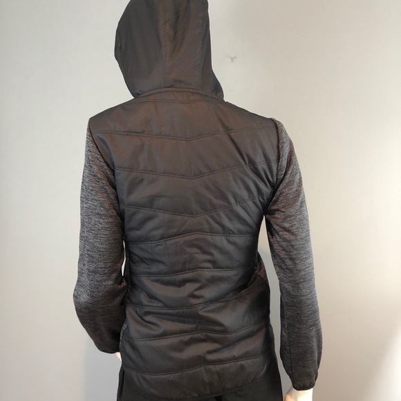 NWT Under Amour H ColoGear Hoodie Black and Gray - Picture 9 of 11